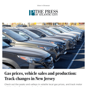 Gas prices, vehicle sales and production: Track changes in New Jersey