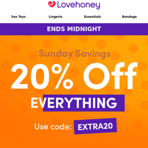 EXTRA 20% code + up to 50% Off inside