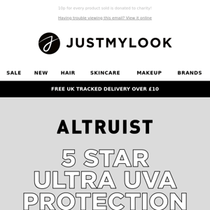 15% off Altruist Sunscreen ☀️