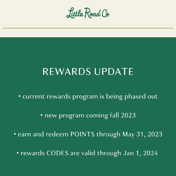 Important Rewards Update!