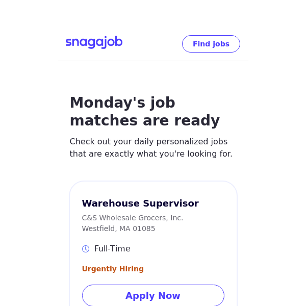 Personalized job matches for February 26, 2024