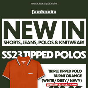 NEW ARRIVALS: POLOS, KNITWEAR, JEANS & MORE⚡