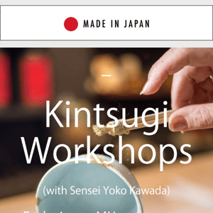 Online Kintsugi workshops - back in 2022!