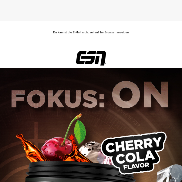 20% auf Proteine und Proben 😍 NEU: Crank Focus Pro Cherry Cola & Mango