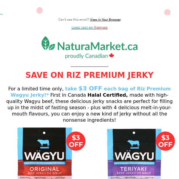 Fasting the Right Way: $3 OFF Riz Premium Wagyu Jerky - Halal Certified