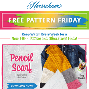 🚸 It’s Back-to-School Time! Crochet this FREE Pencil Scarf…