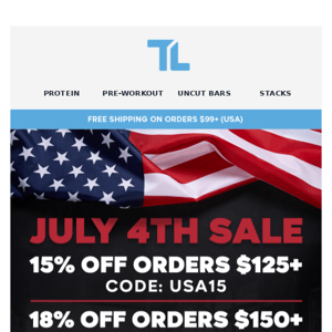 🧨 4th of July Sale: Up to 18% OFF Sitewide