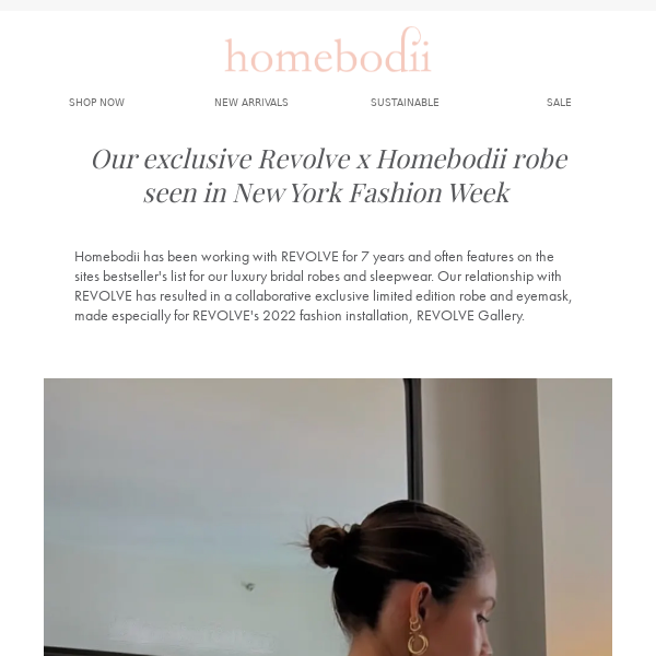 Revolve x Homebodii for NYFW