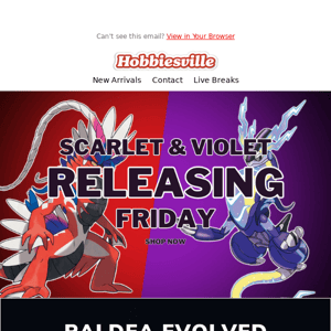 SCARLET & VIOLET THIS FRIDAY! + New Releases!