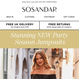 Stunning NEW Party Season Jumpsuits