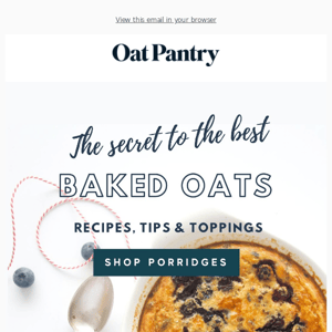 🥄Tips for making THE BEST baked oats!