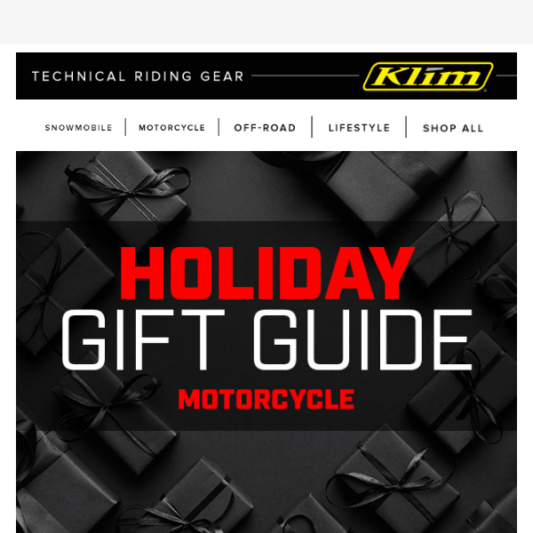 Motorcycle Holiday Gift Guide