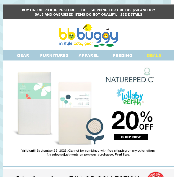 BB Buggy: Discover great FALL Deals ending SOON