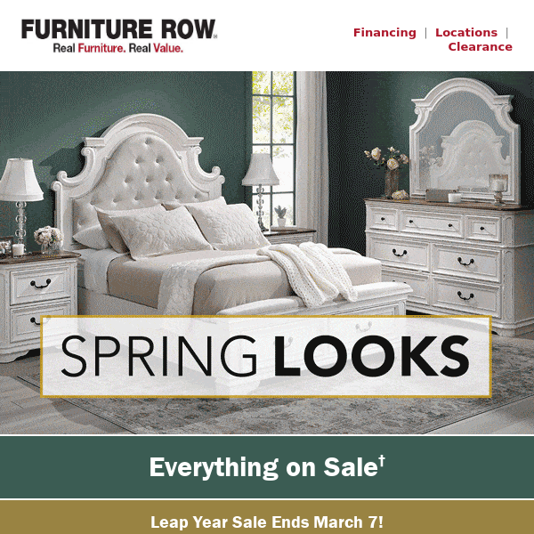 Trending at Furniture Row + Everything on Sale†