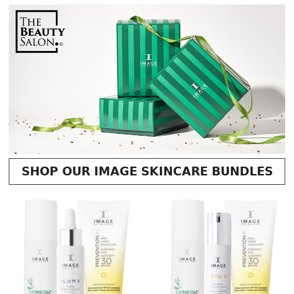 ❤️ Save up to €75 with our IMAGE Skincare Bundles 🌟