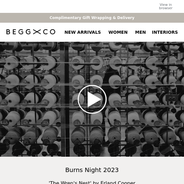 Burns Night 2023 | Erland Cooper