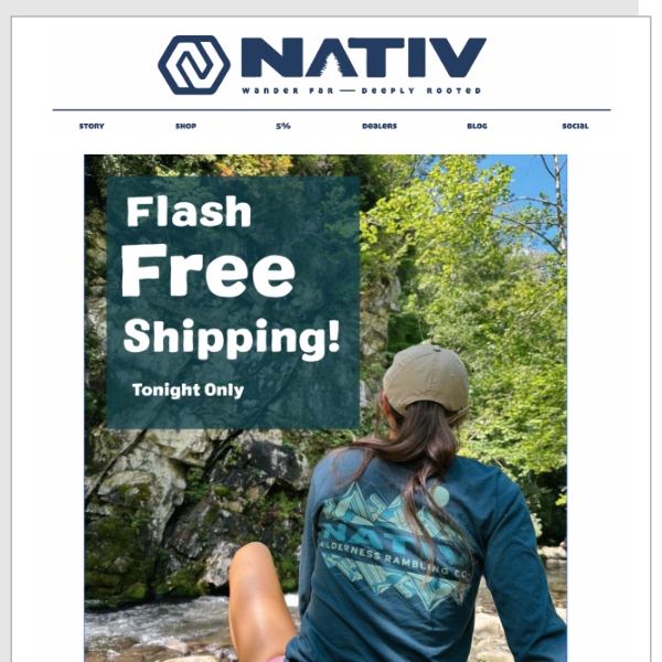 Flash FREE Shipping