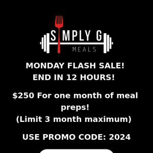 FLASH SALE! ENDS IN 12 HOURS!