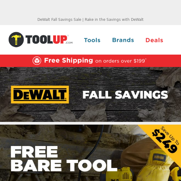 New DeWalt Deals - Save On POWERSTACK, Benchtop Tools, and more