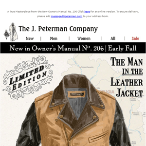 NEW Limited Edition - Leather and Canvas Moto Jacket