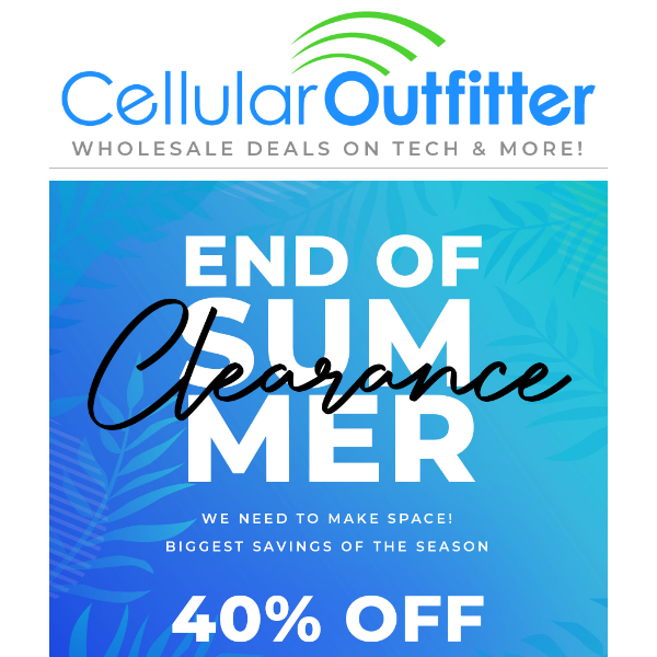 End Summer With A Bang Cellular Outfitter