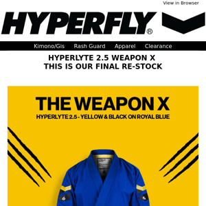 RE-STOCK | Weapon-X Hyperlyte 🔵🟡