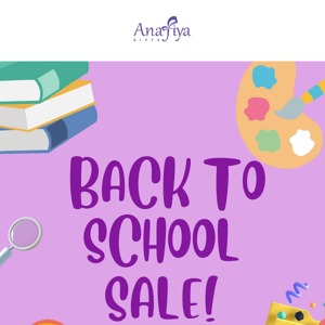Back to School Sale Starts NOW! 📚🎈