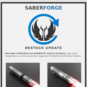 January 7th Saber Restock