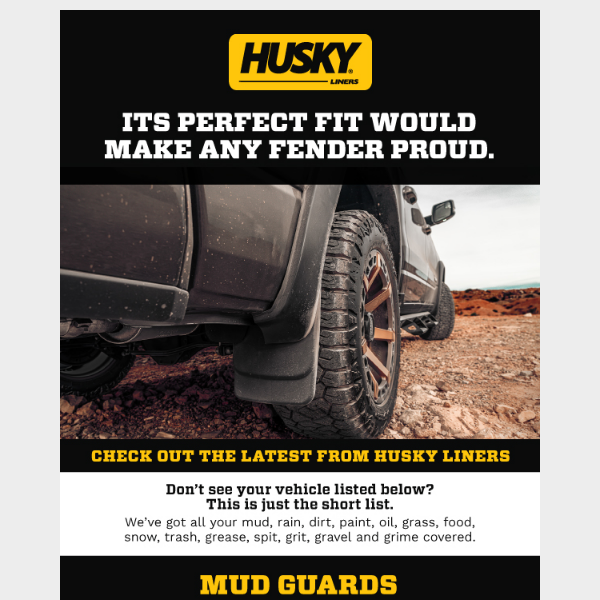 New Products from Husky Liners