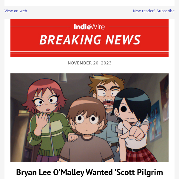 Bryan Lee O'Malley Wanted 'Scott Pilgrim Takes Off' to Surprise You