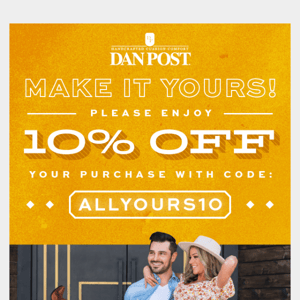Here is Your 10% Off Code!
