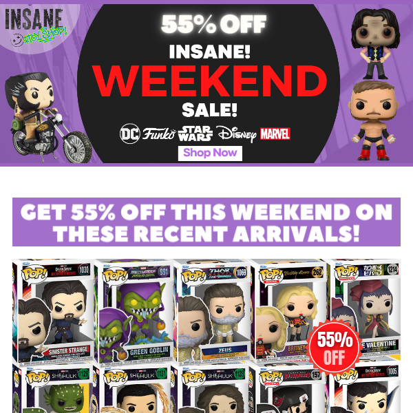 🤯 BIG SALE 200+ Pops at 55% OFF -Best Licenses too + 165+ vaulted pops were just added! 🤯