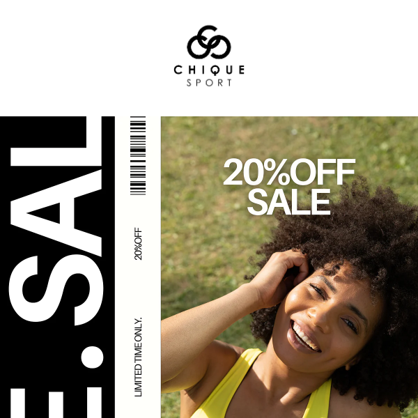 Stop what you're doing👀 20% OFF! - Chique Sport