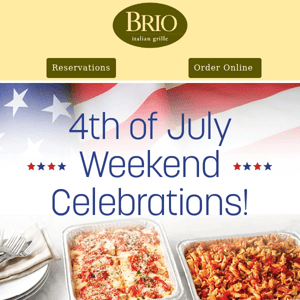 Independence Day Party? Brio Catering Is Here To Celebrate!