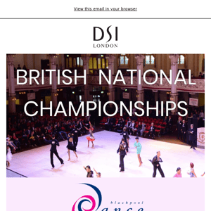 DSI TV to live stream the British National Dance Championships!