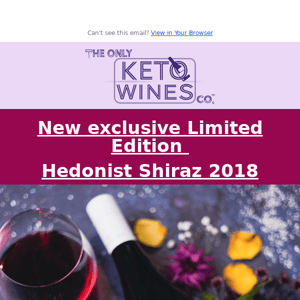 New Shiraz 2018 vintage EXCLUSIVE RELEASE🍷