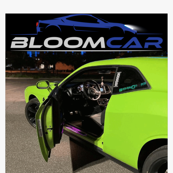 BloomCar™ Roof Glow – TheBloomCar™