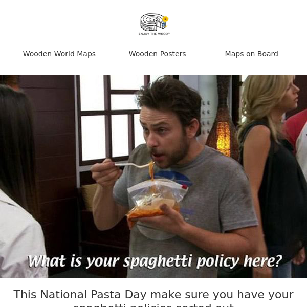 Make sure you have your spaghetti policies sorted out 😌