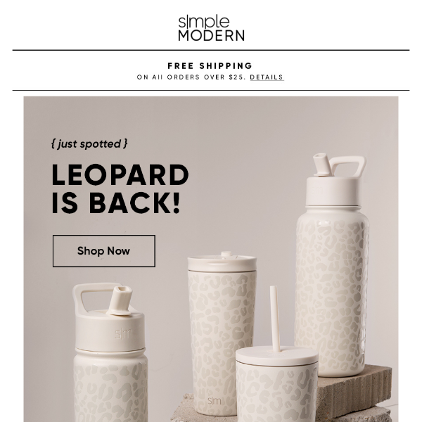 🐆 Hurry! LEOPARD IS BACK & Going Fast! - Simple Modern