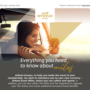 All about Etihad Guest Miles