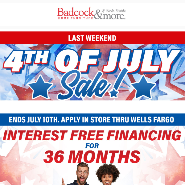 ⭐4th of July Savings Continue!