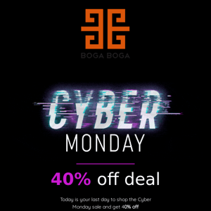 ‼️Last Chance To Catch A Deal: 40% Off Cyber Monday ‼️