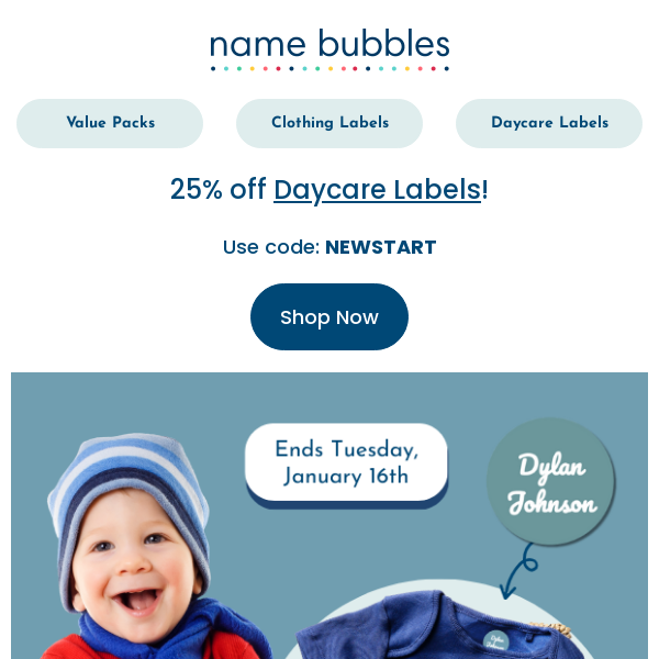 🥳 Start Fresh with Savings on Daycare!