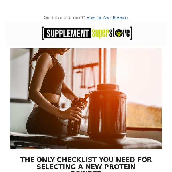 Your Checklist for Selecting a New Protein Powder for 2022