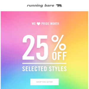 Surprise! Here’s 25% Off* 🌈