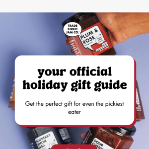Your jam gift guide is here🎁
