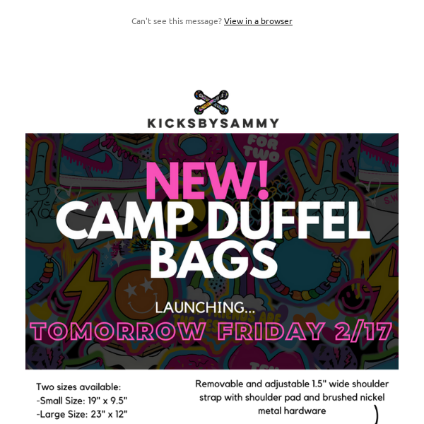New Camp Duffel Bags
