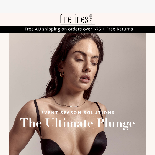The Ultimate Plunge - Fine Lines Lingerie