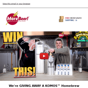 Last Call to Win KOMOS™ Homebrew Kegging System & Regulator Board!