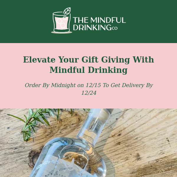 The Mindful Drinking Co, Still Time! Give The Gift Of Mindful Drinking